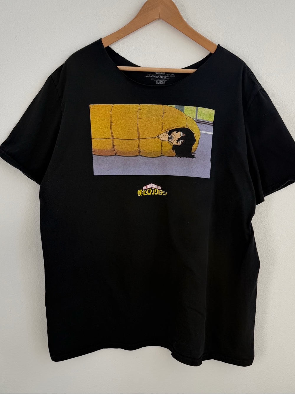 My Hero Academia Aizawa Sleeping Bag Off the Shoulder T-Shirt